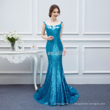 Gorgeous Sequined Mermaid Long Evening Dresses Robe De Soiree 2016 Free Shipping Prom Party Gowns Vestidos De Noche Largo